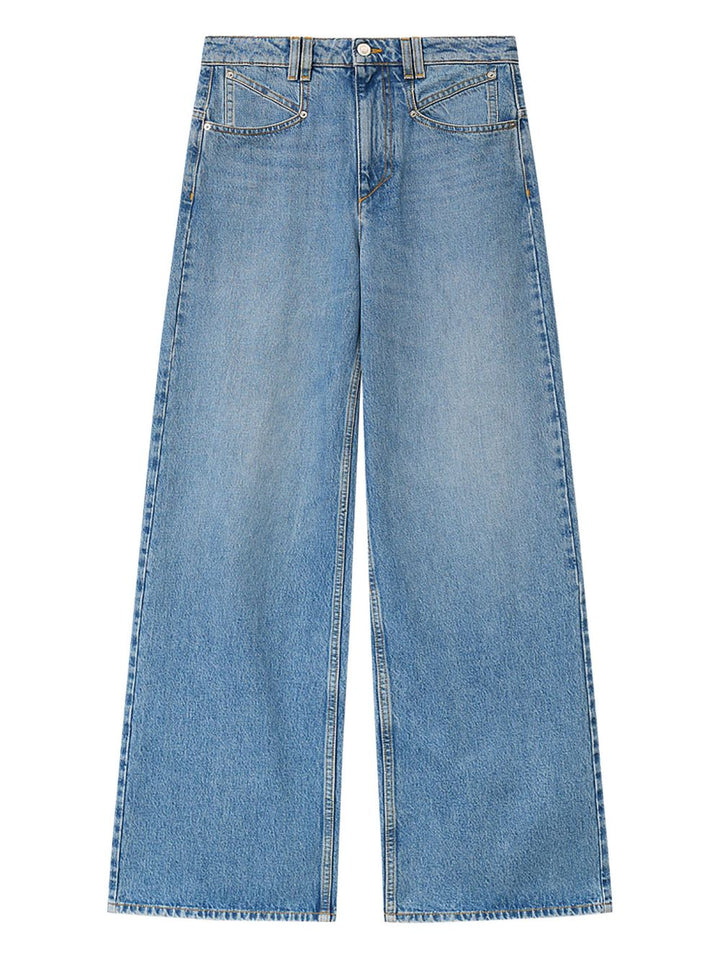 Isabel Marant Jeans - Blue and green | 8d99f6fa688ebe23e9e08b4daea013d601c8aa45