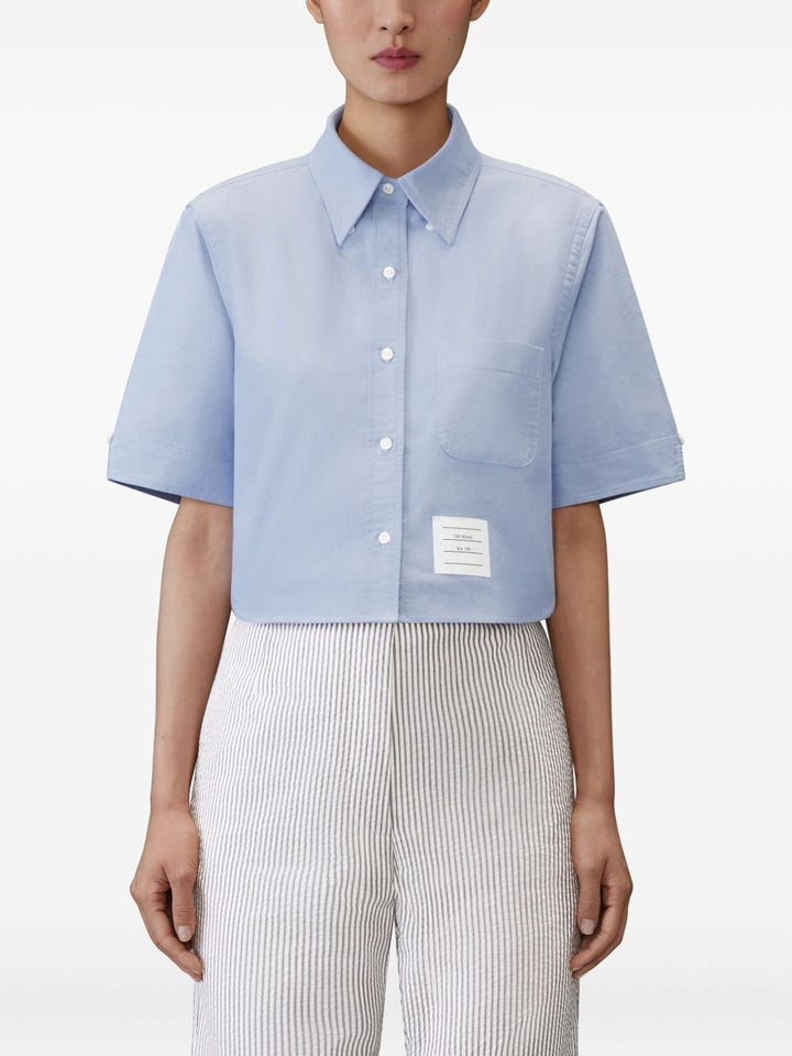 Thom Browne Shirts - Blue and green | 931b28cd523ecb82d9c6628e0a6053888f97fbda