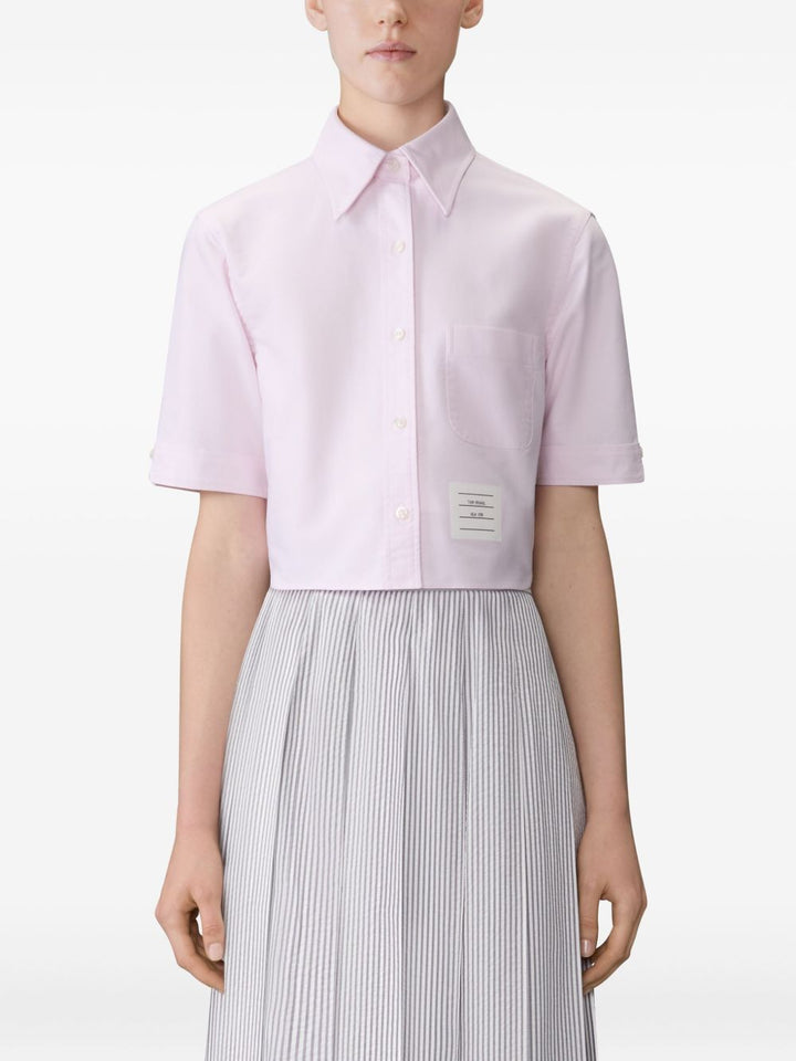Thom Browne Shirts - Light and natural | 3d16eb2ffb30a44256e83c77239a9ad223ca52ce