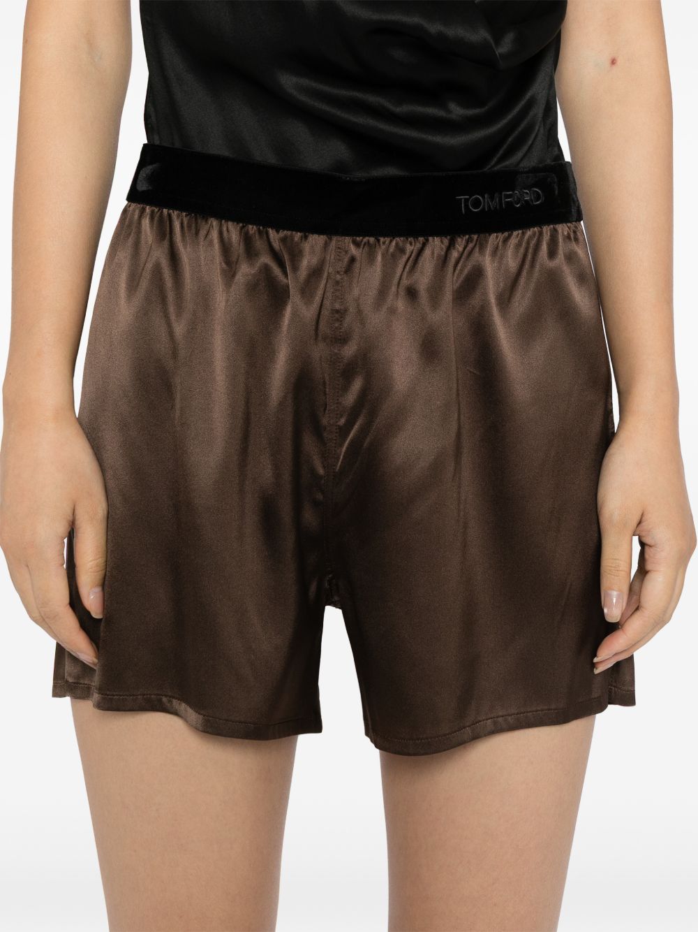 Tom Ford Shorts - Brown | f1a5942f7d5b3fe39c1c776130318ec93233727c