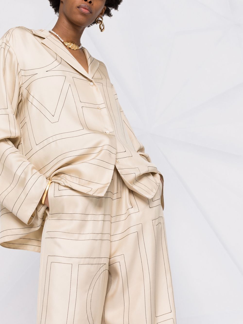 Toteme Pre Trousers - Light and natural | 393c6395f1f3679beb8c214c42ce4704e2462cb9