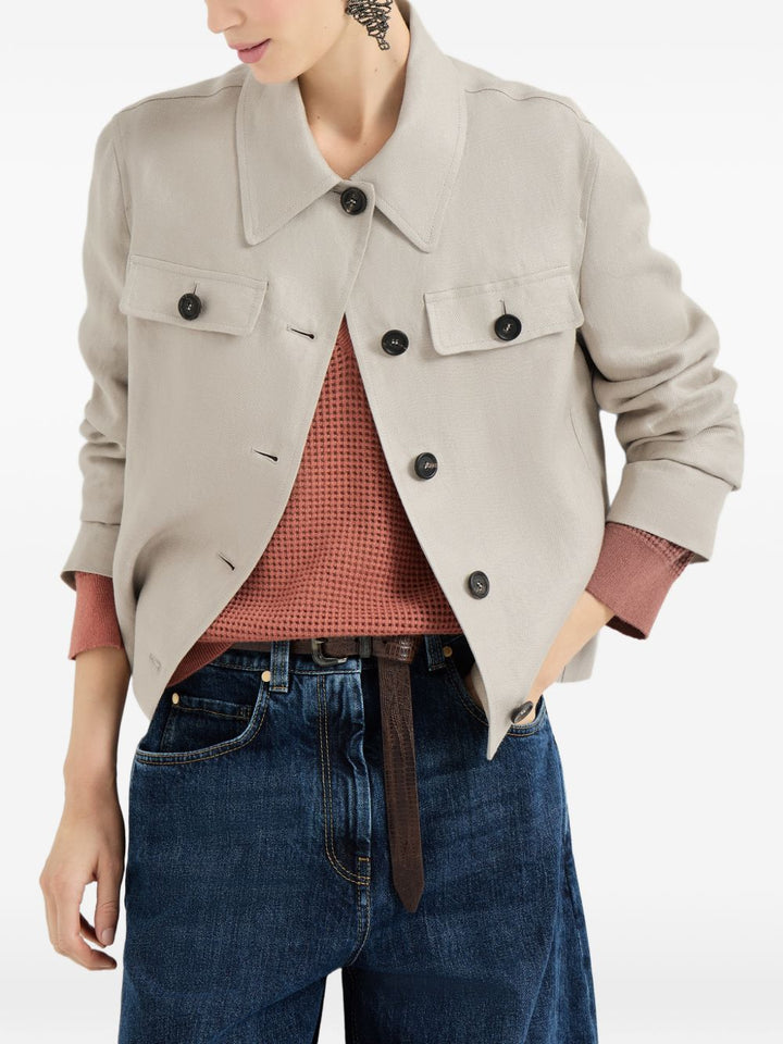 Brunello Cucinelli Jackets - Light and natural | 225924e85a635a0abbd3b88df08ca4a867d293d4