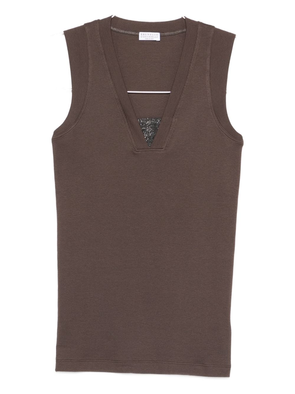 Brunello Cucinelli Top - Brown | 2ef3ee484a825c3c608dc4bbbf5c42e14cd3f7ad