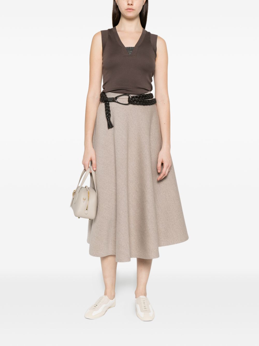 Brunello Cucinelli Top - Brown | c59066619bfb6bffe75aacb8fba60a6d84b69a20