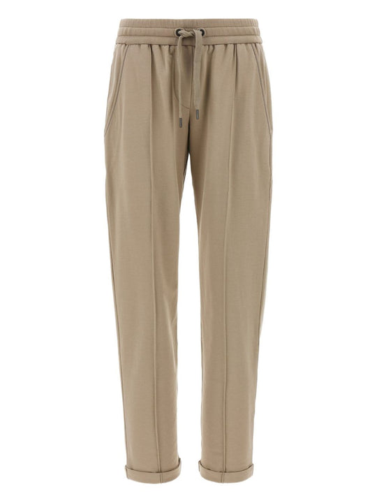 Cotton Drawstring Trousers