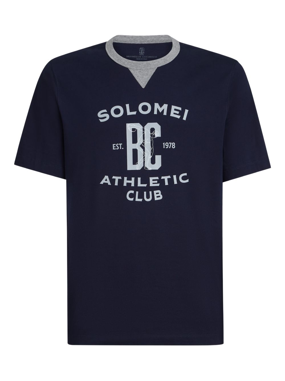 Brunello Cucinelli T-shirts and Polos - Blue and green | 50d892cd2daf4f2d8d70b4b45c9f22344febbcd8