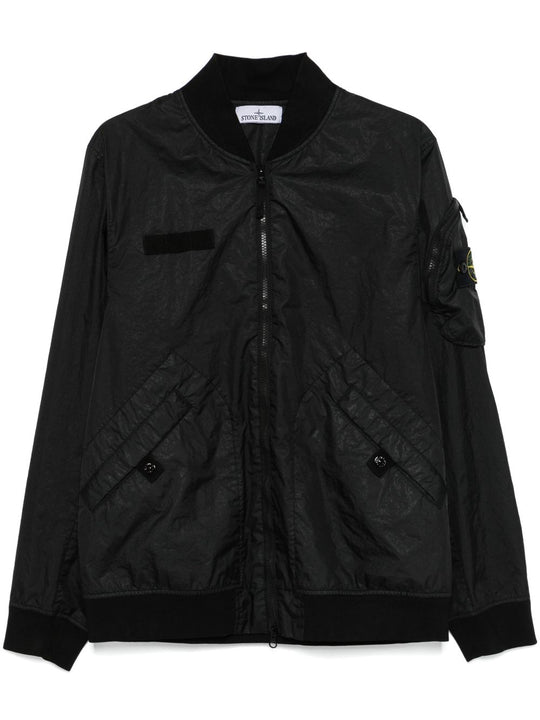 Logo Nylon Bomber Jacket