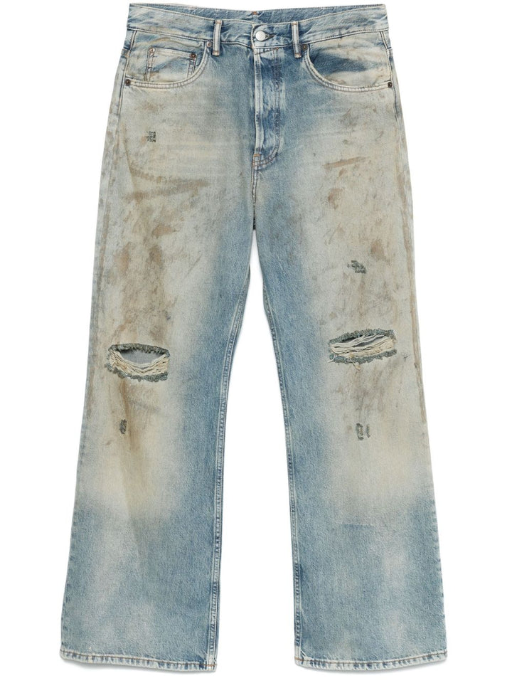 Acne Studios Jeans - Blue and green | e32e38e29c22d352fa5693b0364443d11b14b925