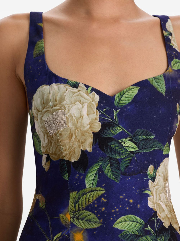 Alice + Olivia Dresses - Blue and green | f837938bfe6f3f2220c87ef0d50649fcc6329c9a