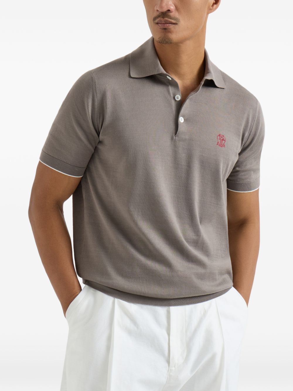 Brunello Cucinelli T-shirts and Polos - MARRONE | c9cbe7ff3f12c977f8370628376b7f17fcb35d4d