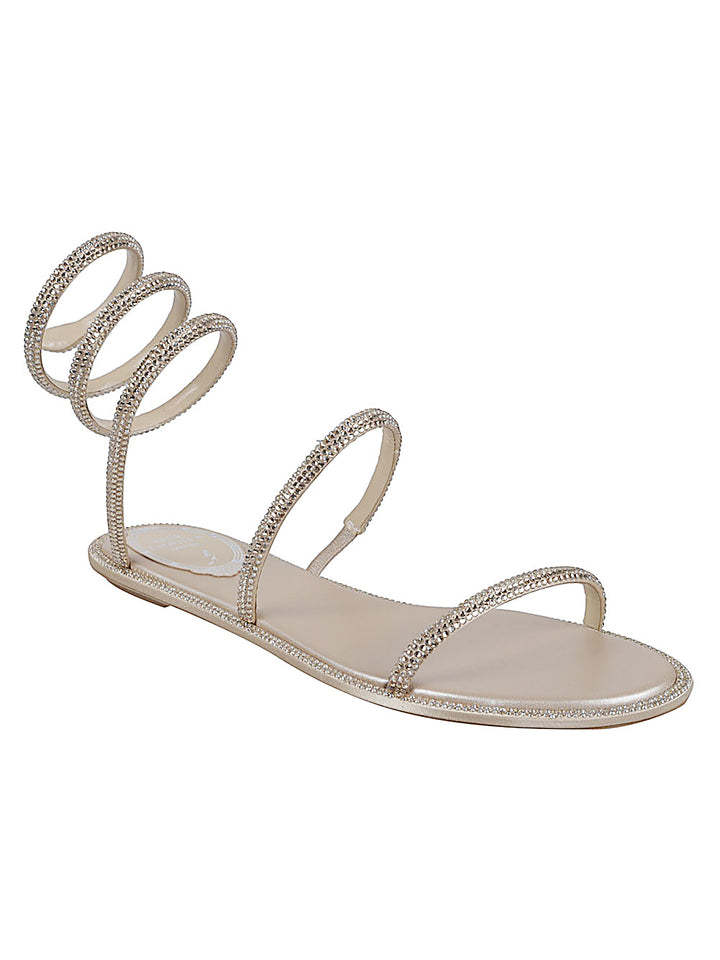Rene' Caovilla Sandals - Light and natural | 38d6cc3469daefb6c0b5e00b60f33bd6c2f677de