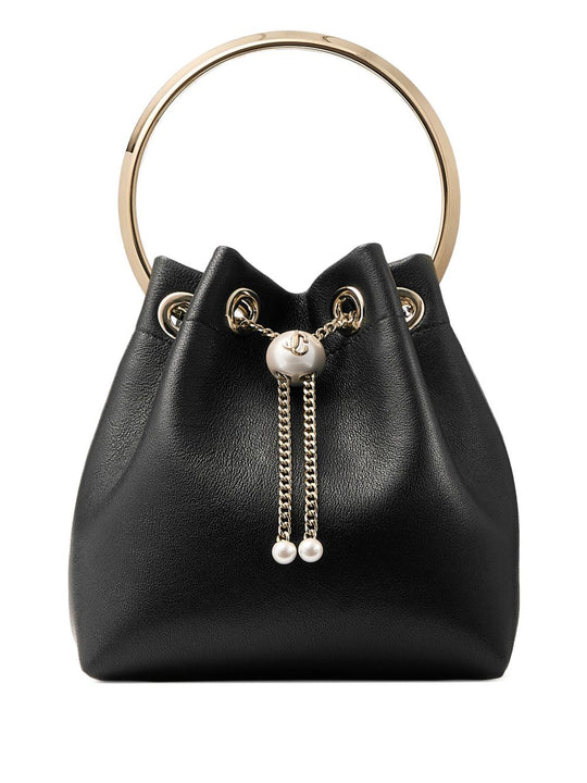Bon Bon Leather Bucket Bag