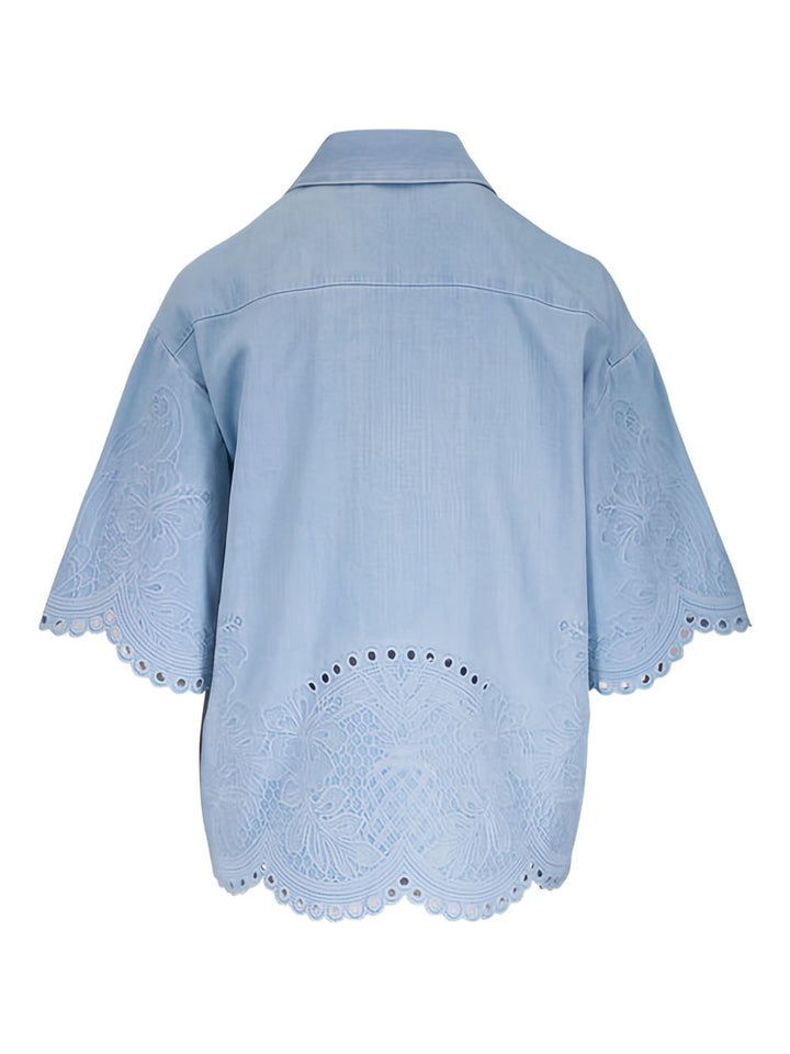 Zimmermann Shirts - Blue and green | 8a85ebeca73342f3a57326fe0a8ada1e187572d4