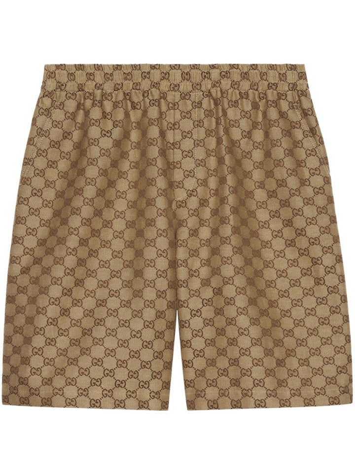 Gucci Shorts - Brown | eef32f2769e8b67c4fe0ecea7ab592090ff96c29