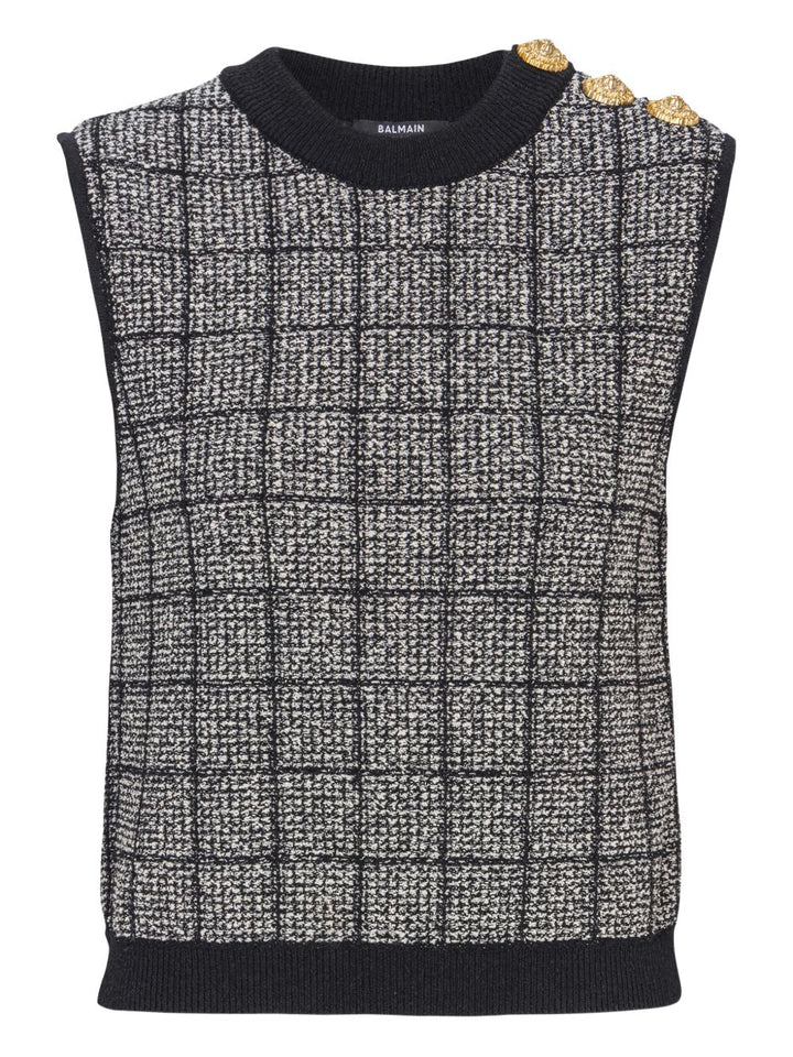 Balmain Top - Blacks and greys | f61a9f5ee3d69f3ca3329dc97ca1acb146b7e3ba