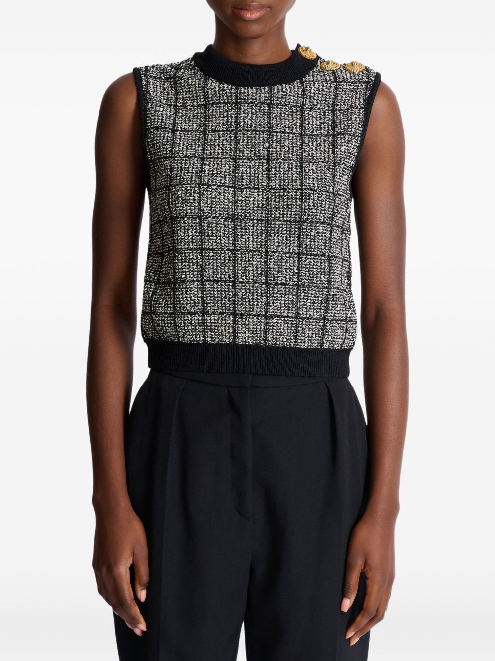 Balmain Top - Blacks and greys | 19cbdfbab4ab4cbf932bc1a22529237ed3720b5a