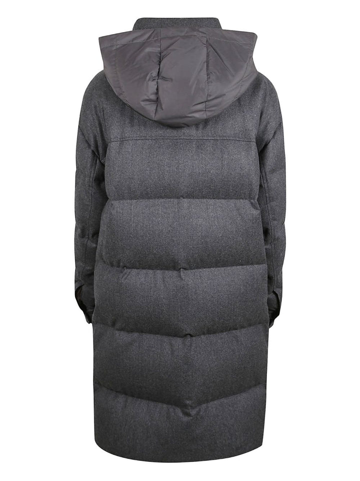 Brunello Cucinelli Coats - Blacks and greys | 8b5e021576aa9bc48dd4b9f9d8259d17b27e0caf