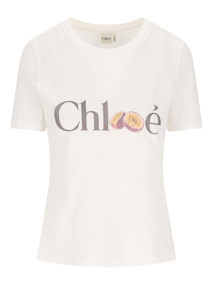 Chloè T-shirts and Polos - Light and natural | 69e11a7fb9c69dc18d0491bc81e7917115ea8c99