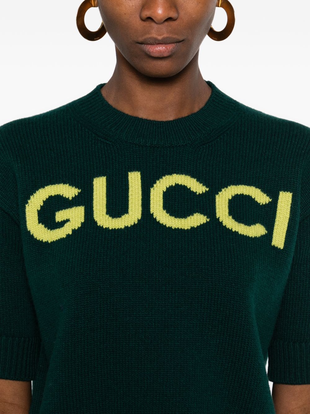 Gucci Sweaters - Blue and green | ff534357fa02d2319699041e80444e8d1df65053