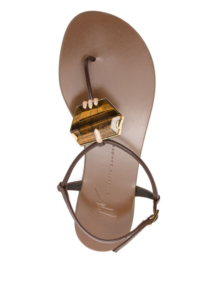 Giuseppe Zanotti Sandals - Brown | 9597b06cc3785dda99e6f8debc210a082d98ff31