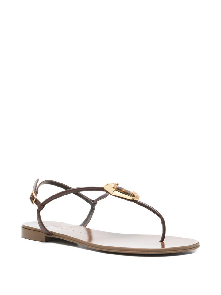 Giuseppe Zanotti Sandals - Brown | 344cfb8b63d2d9567dd6322b680e1e2e1719a9cb