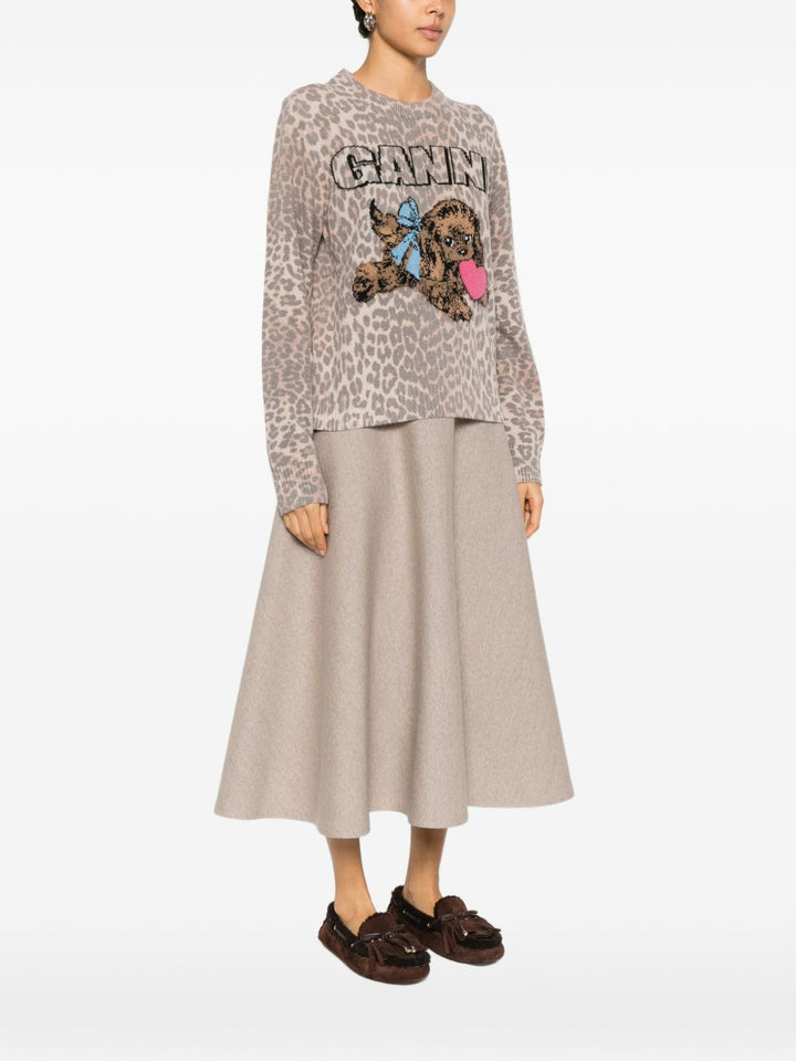 Ganni Sweaters - Brown | c95a90e373a6f06be216ed90e6577f6816fc3603