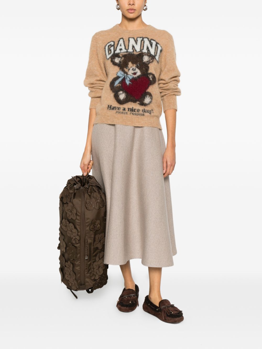 Ganni Sweaters - Brown | 7d690e361af637cedc15c6f6a670d48febda6763