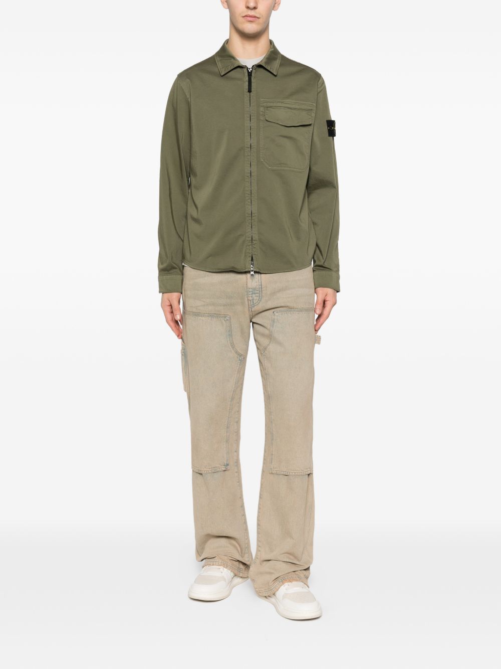 Stone Island Shirts - Blue and green | d12fc309a7d6502eecec1deef16288614da8785e