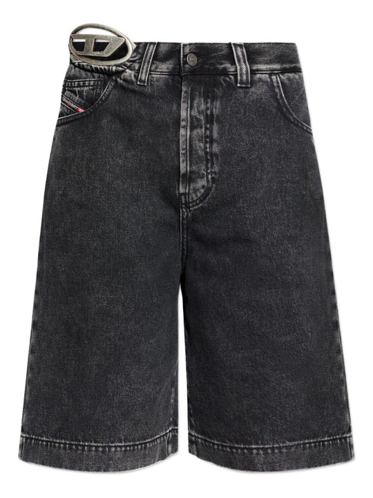 Denim Bermuda Shorts