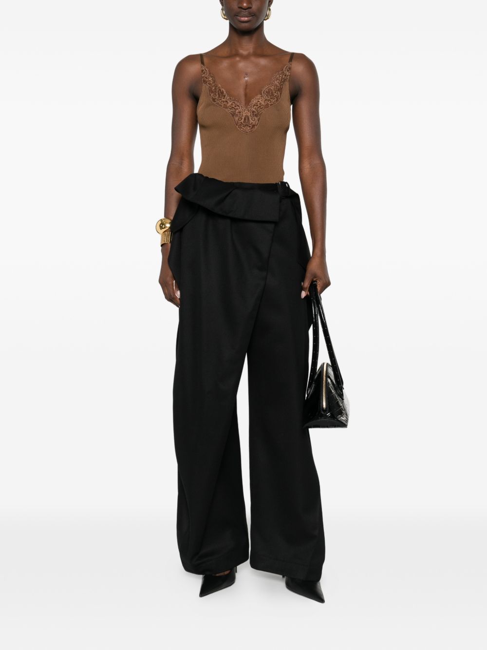 Saint Laurent Top - Brown | d287d43ed86d98e9de9751b822540b01e71382b8