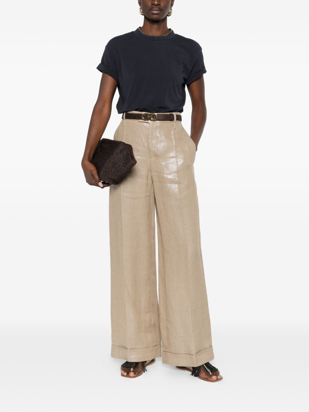 Brunello Cucinelli T-shirts and Polos - Blue and green | dbbc11063fb2063a6338e25c218f0d82c7c8e72c