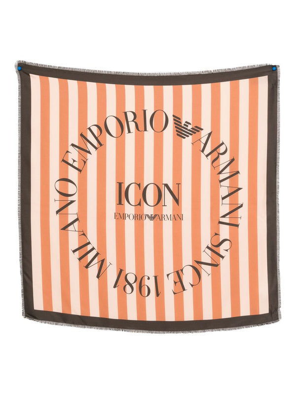 Striped Silk Foulard