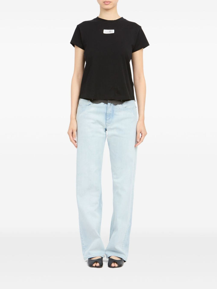 Mm6 Maison Margiela T-shirts and Polos - Blacks and greys | 196df0e751f21379c6ec408db8df724534ecb114