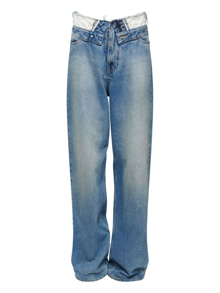 Mm6 Maison Margiela Jeans - Blue and green | 9a3139f00741a8b1ee7fc6285d8bda133cfc25cf