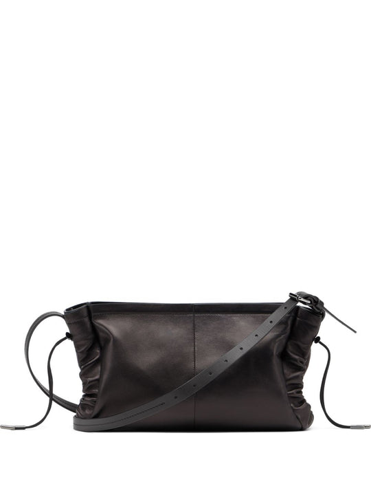 Baguette Leather Shoulder Bag