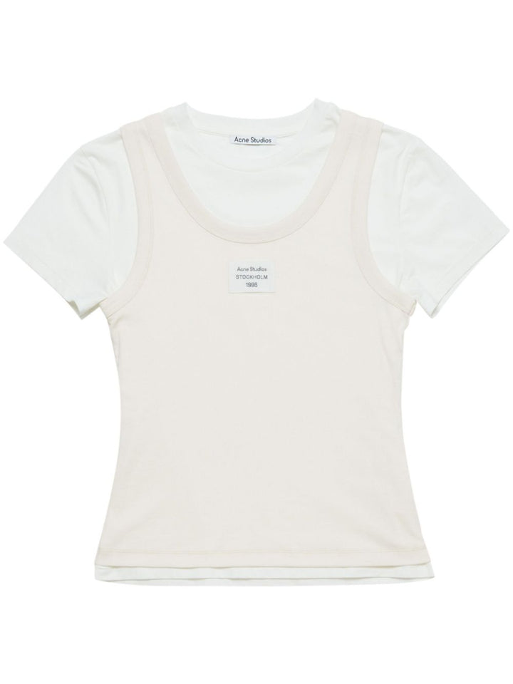 Acne Studios T-shirts and Polos - Light and natural | f85358c1cbc1e7150e4b11f3f959c77e3fbeffc2