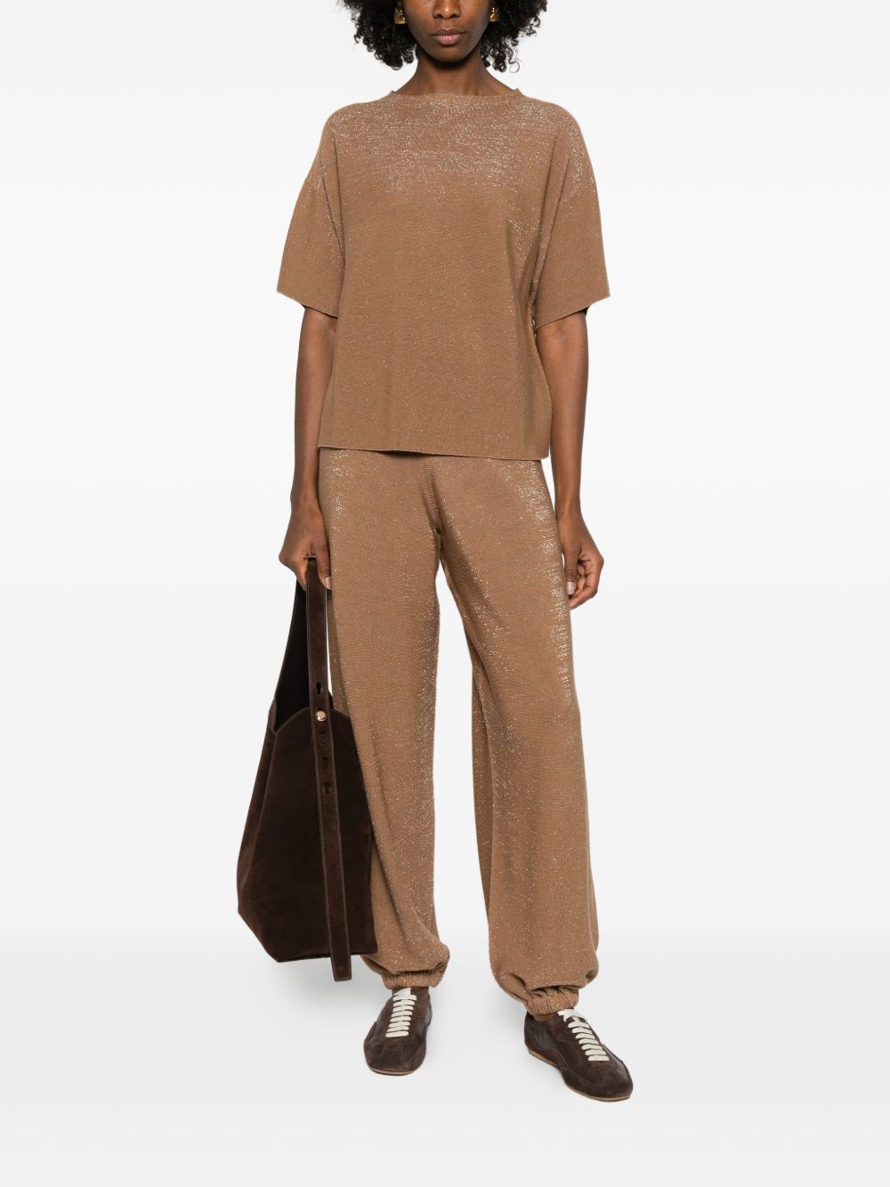 Fabiana Filippi Trousers - Brown | ef380bb3705bf1c3274071796e05727d345d1d8d