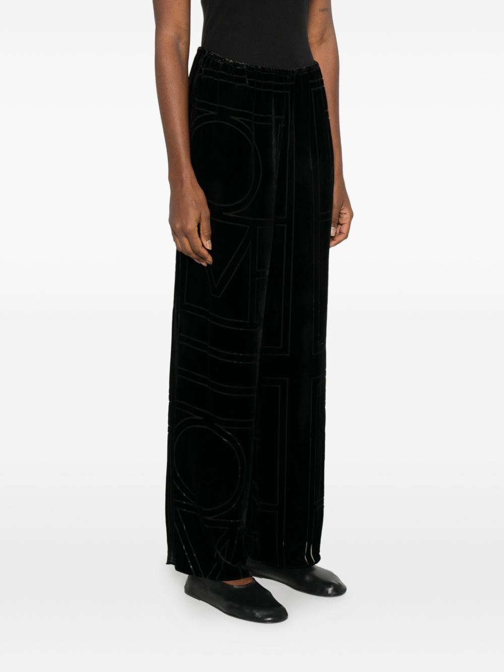 Toteme Pre Trousers - Blacks and greys | 258ecfa5f53b6703a63a6871b136191887a2d803