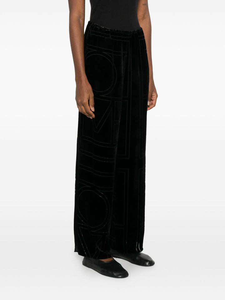 Toteme Pre Trousers - Blacks and greys | 258ecfa5f53b6703a63a6871b136191887a2d803