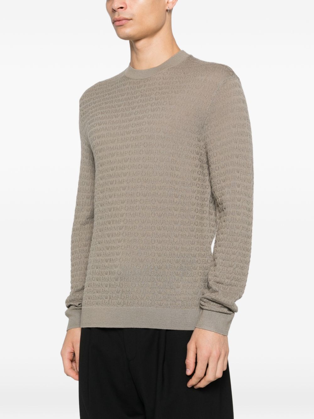 Emporio Armani Sweaters - Brown | 019d3353ef76ccec2bbbf9b18dc7e7216a54f67b