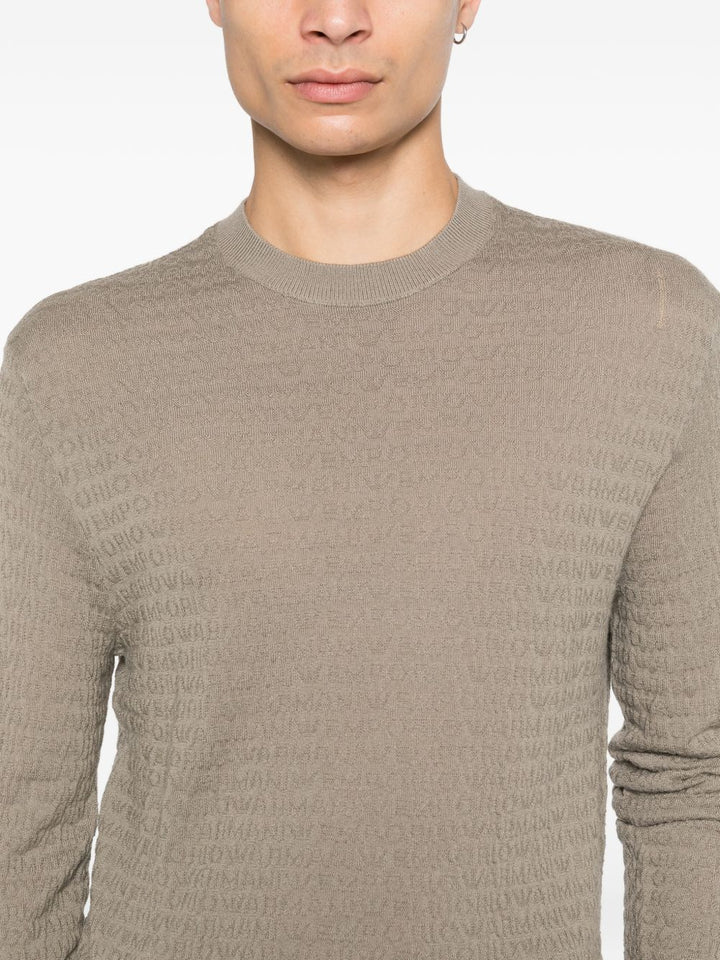 Emporio Armani Sweaters - Brown | efb7c7f8568e1a6d7f0da0b5ddcc4ed1e21d70b3