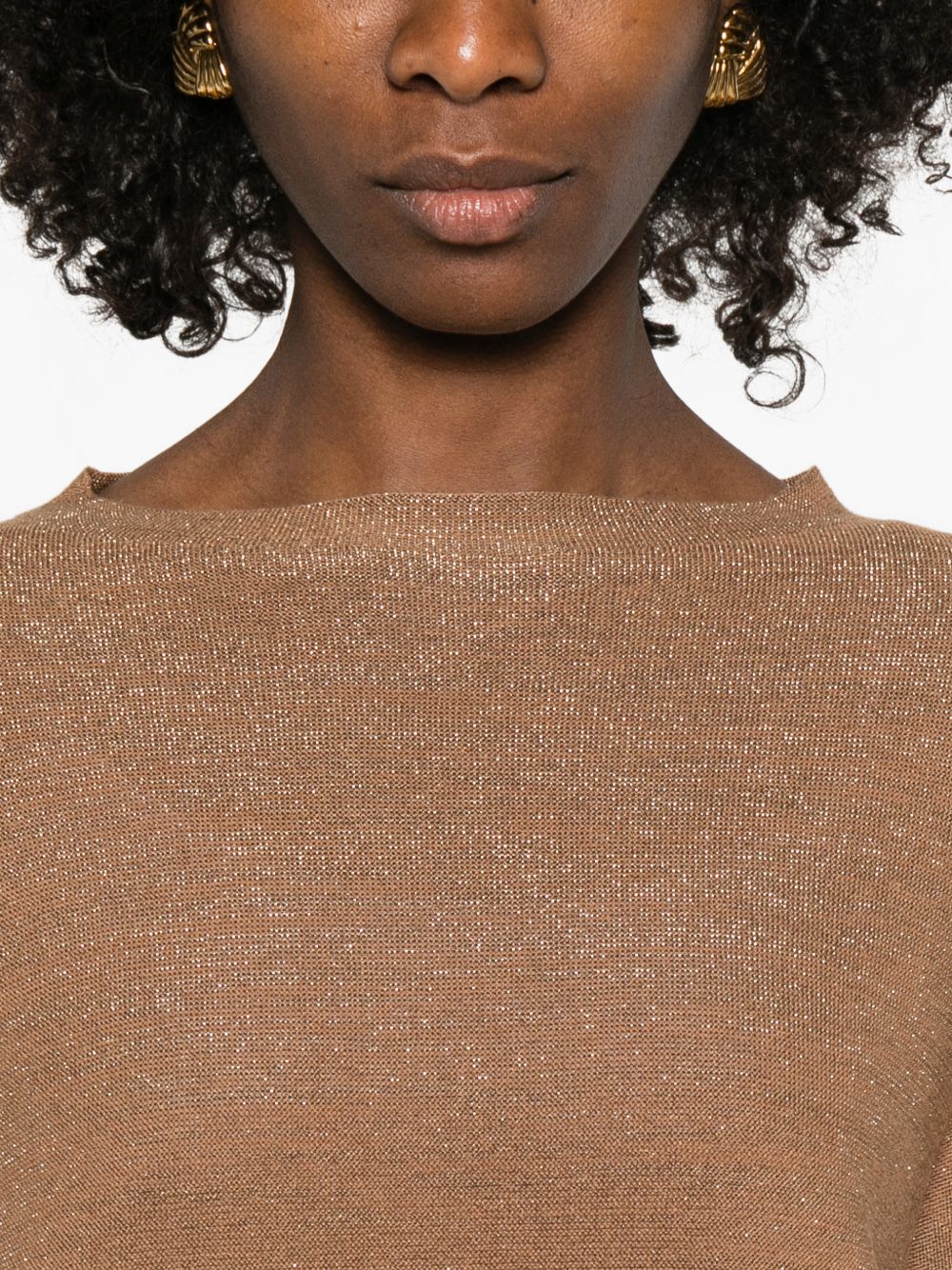 Fabiana Filippi Sweaters - Brown | 7c71a9faadad8a3773bdfb9ddbc14df1f4657935