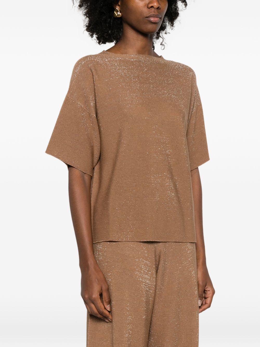 Fabiana Filippi Sweaters - Brown | 598e7d7f7f5bd4e94bb31ee63fb7a33fd1b1360b