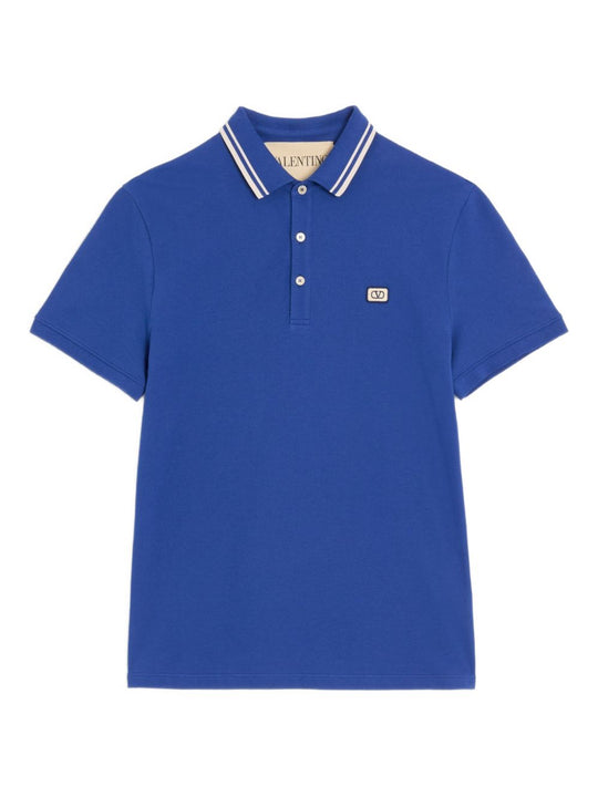 Vlogo Signature Piquet Cotton Polo Shirt