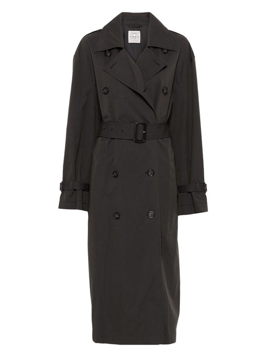 Cotton Blend Trench Coat