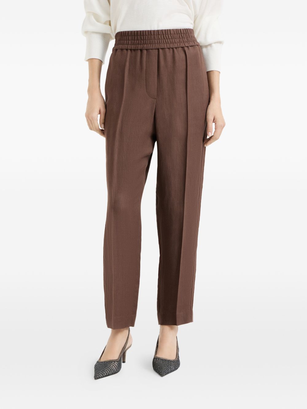 Brunello Cucinelli Trousers - Brown | 540f1f523aa3ea6c1cc9ed0e8d47777d94659feb