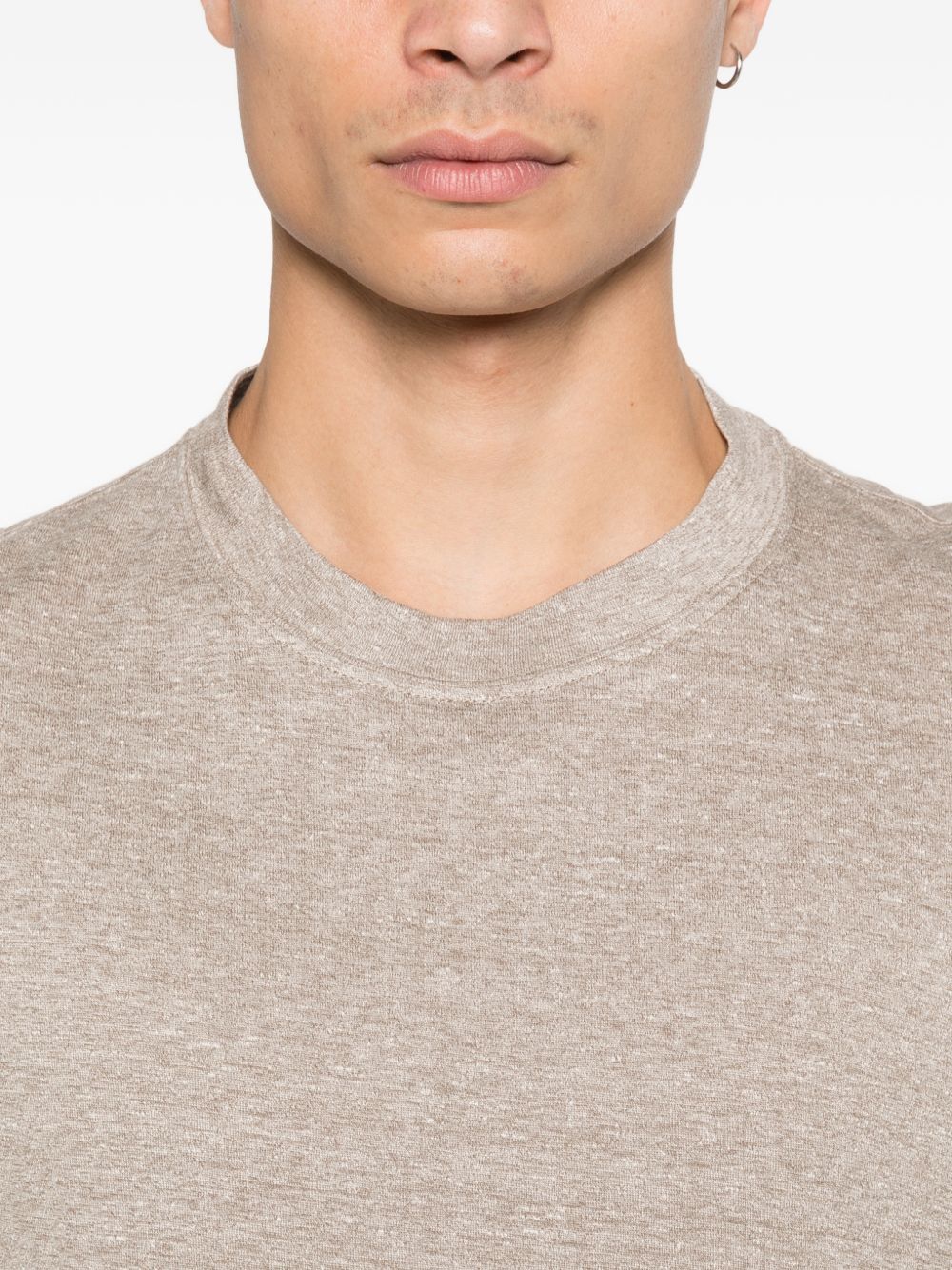 Brunello Cucinelli T-shirts and Polos - Brown | 04e4e3bf44075d1edf676e6394416c69a1adbdb2