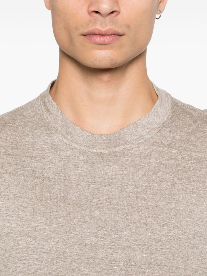 Brunello Cucinelli T-shirts and Polos - Brown | 04e4e3bf44075d1edf676e6394416c69a1adbdb2