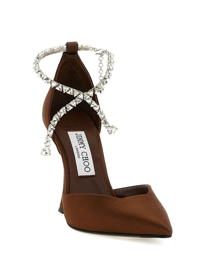 Jimmy Choo With Heel - Brown | 42cba186cb5809400c5e4e255fe59b83040d5471