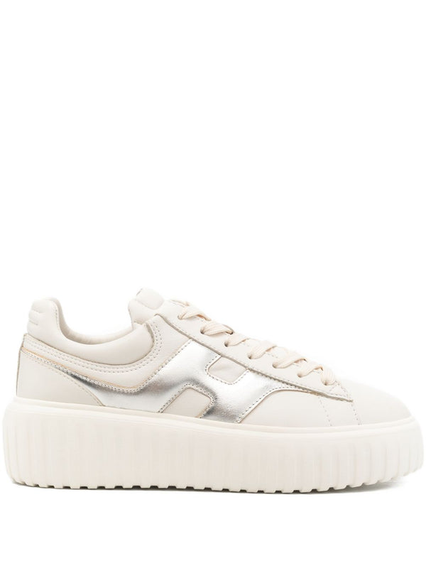 H-Stripes Leather Sneakers